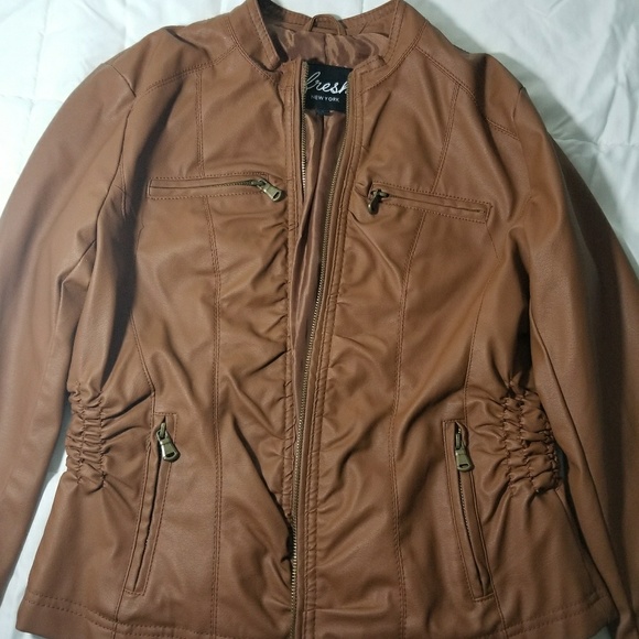 Faux Leather Jacket - Picture 6 of 7